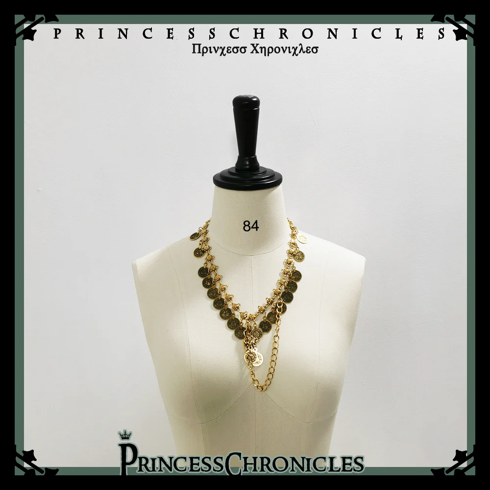 Princess Chronicles - Black Cat - Vintage Ouji Lolita Necklace