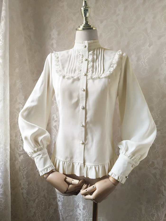 Youlan Lane - Stand Collar Classic Lolita Blouse