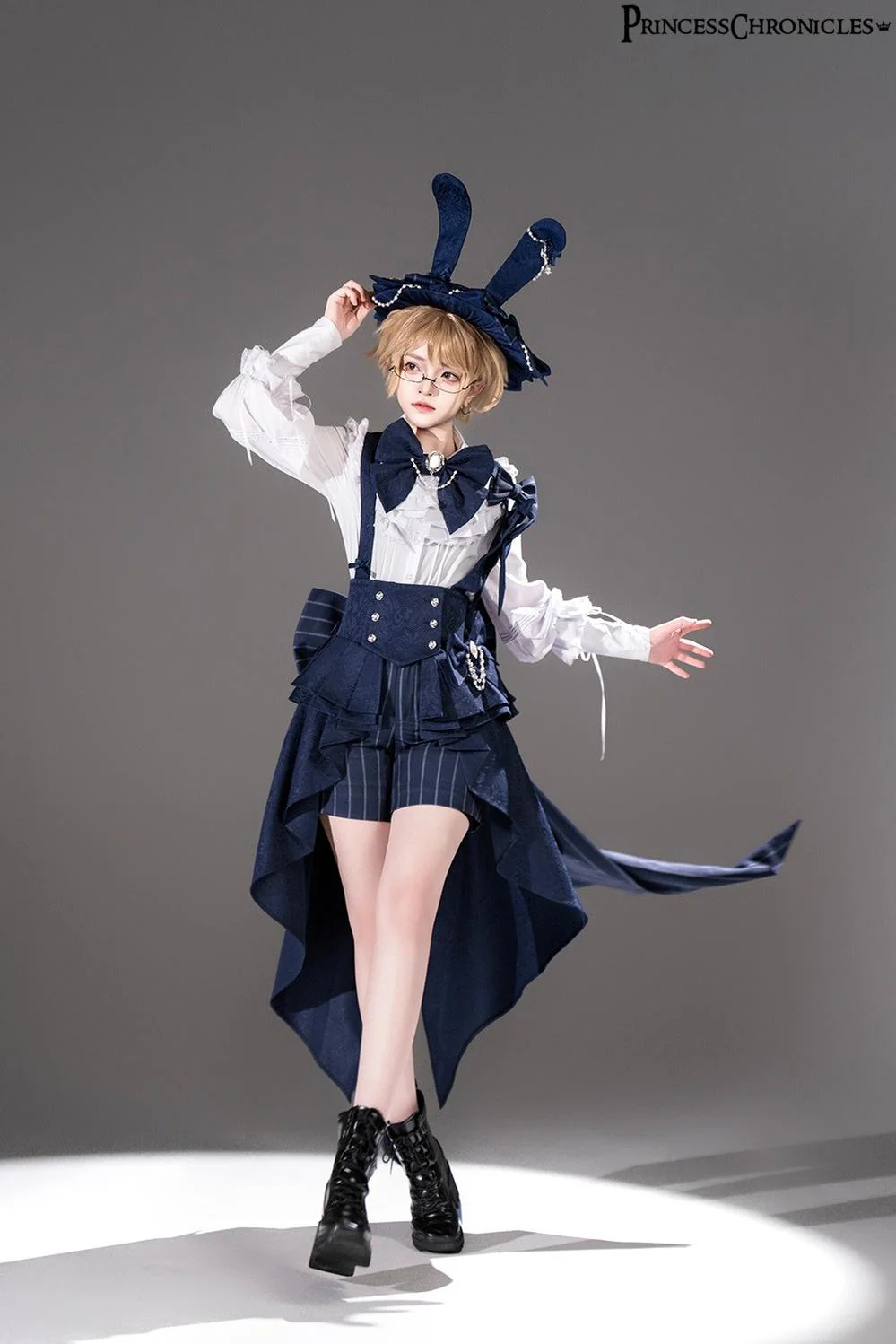 Princess Chronicles - Rabbit Theater - Ouji Lolita Suspender Waistband Shorts Set