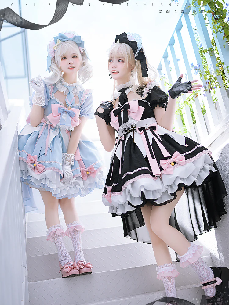 Forest Fluorescent Carps - Magic Girl Gorgeous Lolita OP