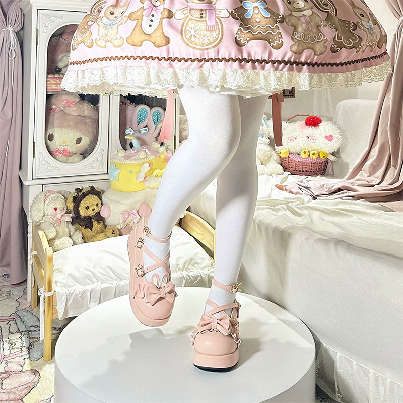 Fairy Godmother - Bond Bunny - Sweet Lolita Platform Shoe, Bunny Ear Accents
