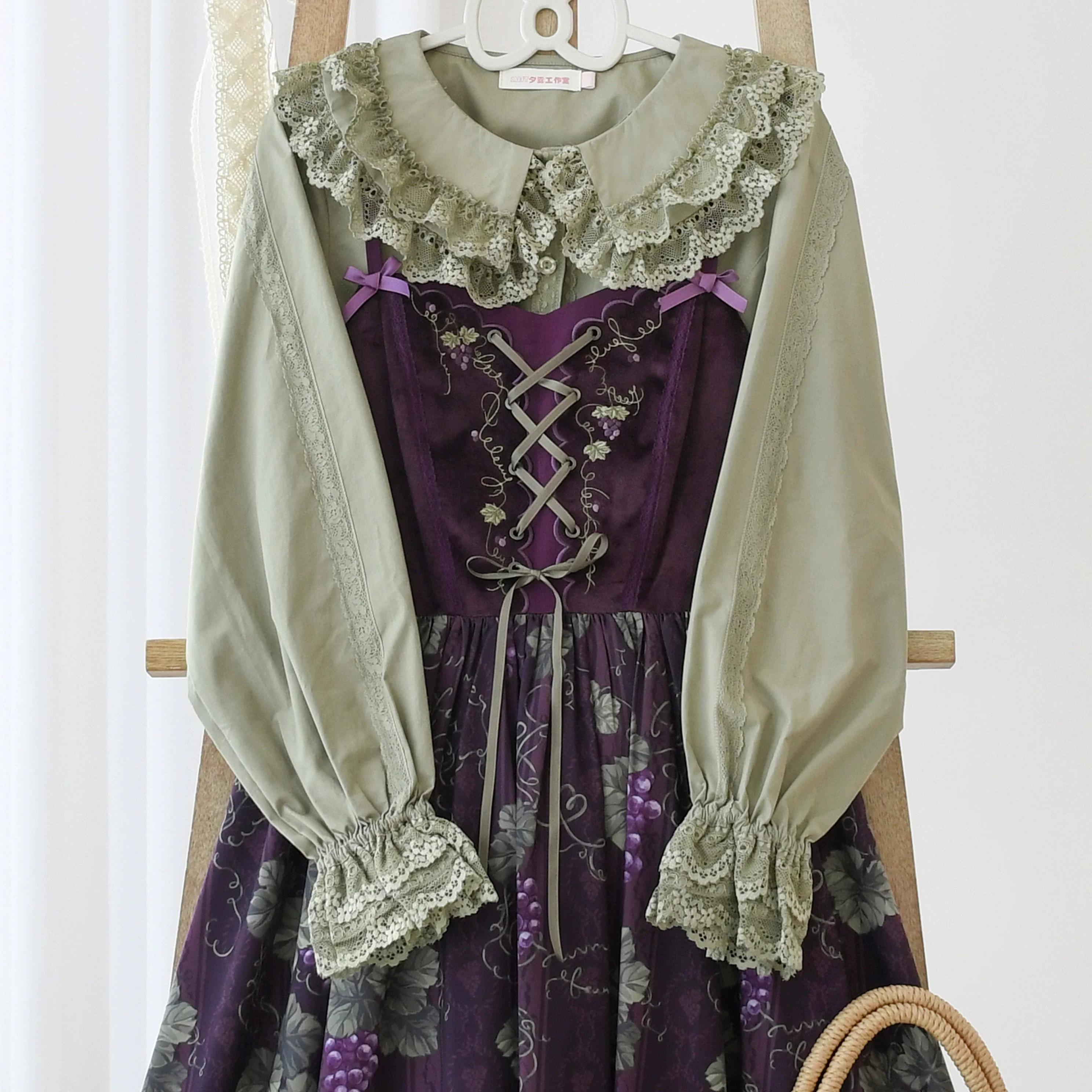 MIST - Hyde Garden - Daily Lolita Shirt Cotton Blouse Long Sleeves