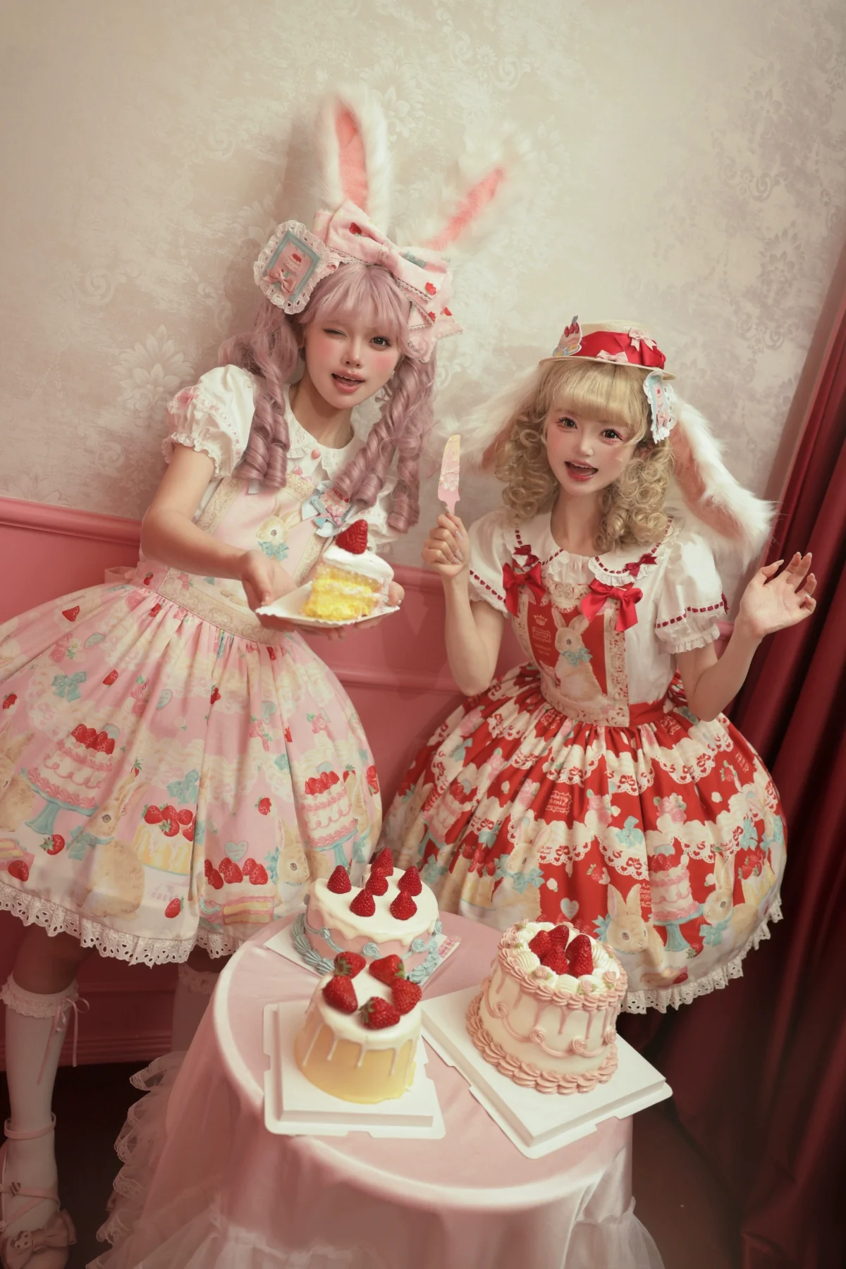 Dark Star Island - Honey Bunny Cake - Sweet Lolita JSK/OP/Strap SK/Shirt