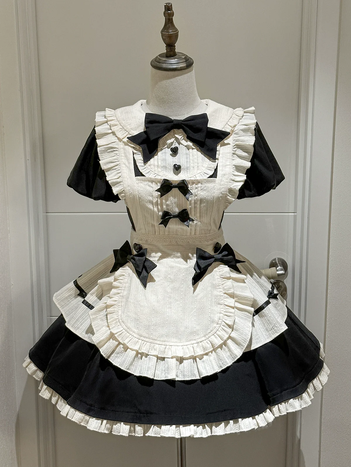 Hawthorn Berries - Maidette - Halloween Maid Lolita Apron OP Dress