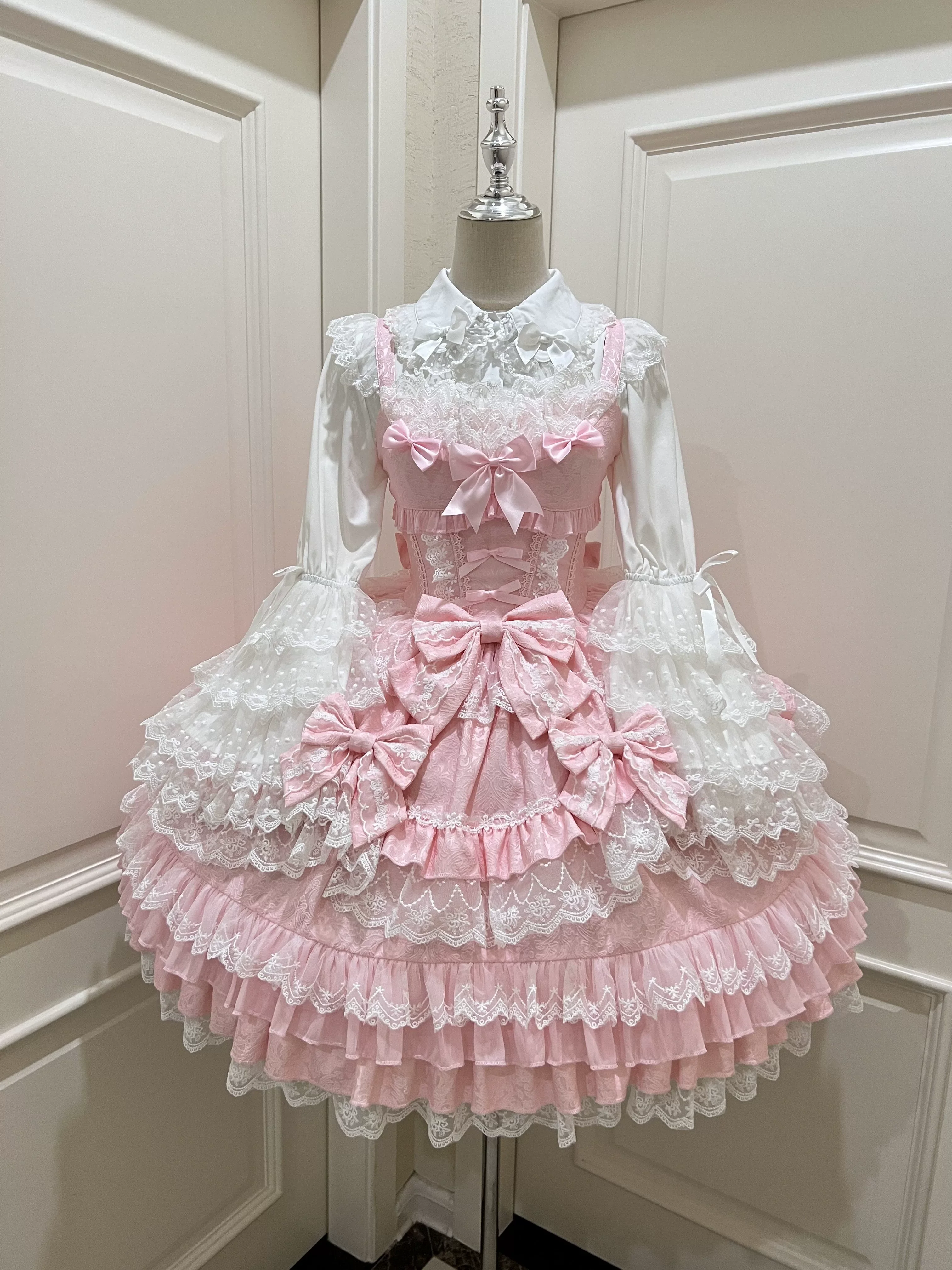 Sugar Girl - Flower Ode - Doll-like Sweet Lolita Jumper Dress