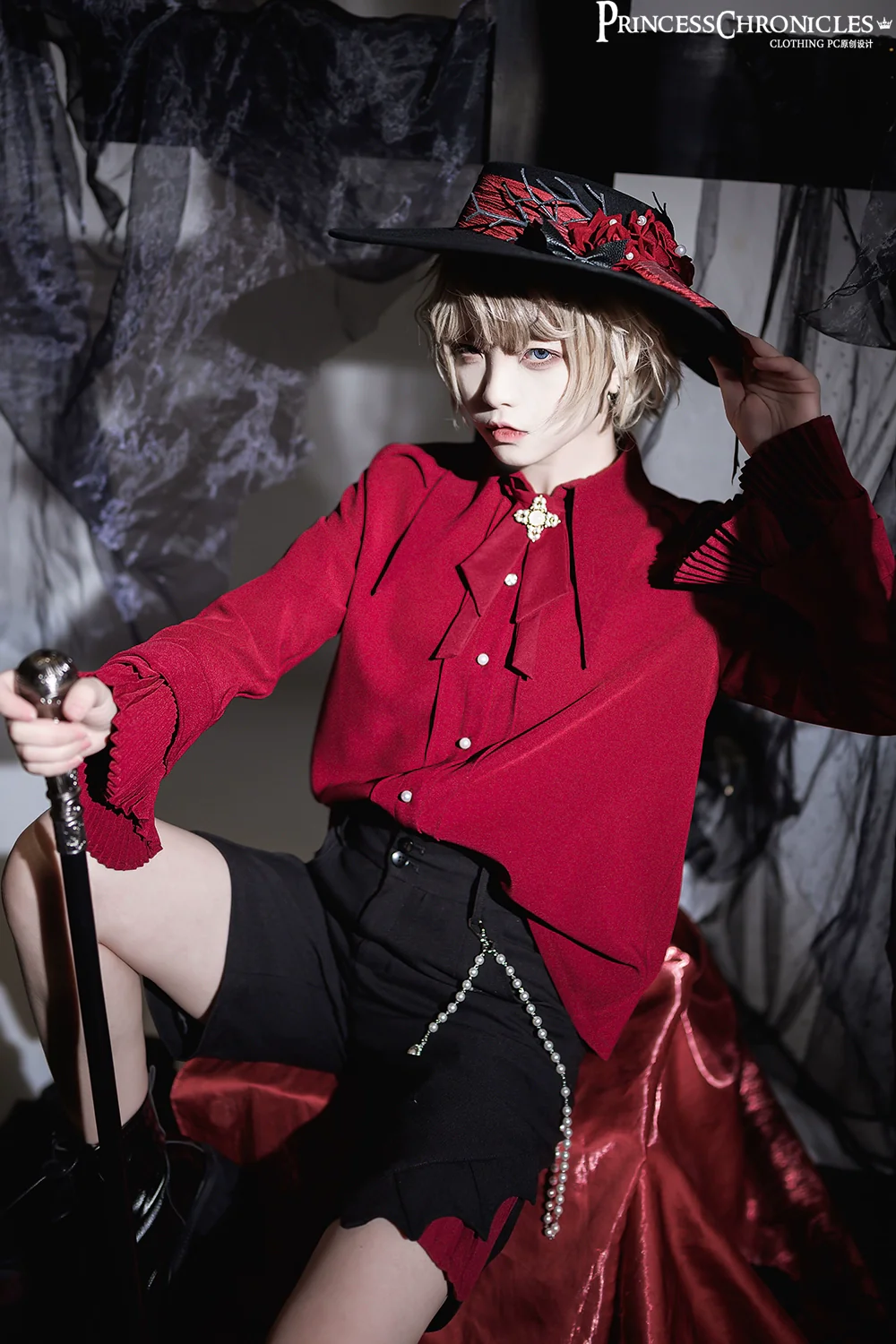 Princess Chronicles - Floating Phantom - Ouji Fashion Shirt, Long Sleeve