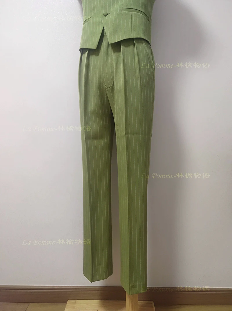 La Pomme - Linen Story - Playful Stripes Customized Shorts/Long Pants