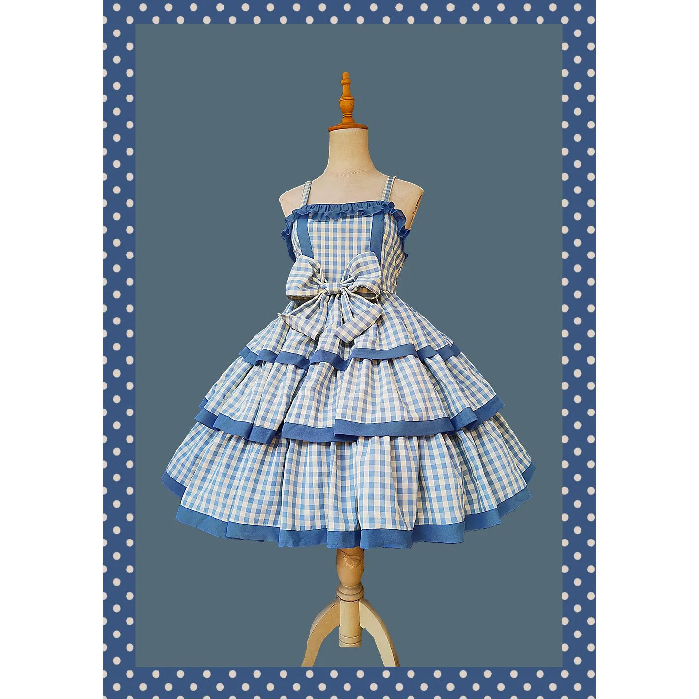 Infanta - Cloth Cat - Kawaii Lolita JSK Multi-Color Tiered Ruffles Dress