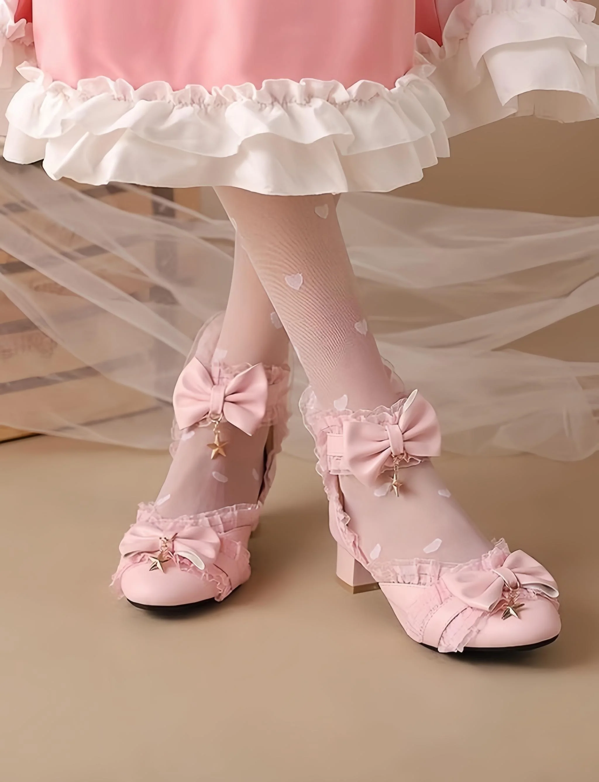 Yana - Shining Star - Sweet Lolita Bow Mary Jane Shoes