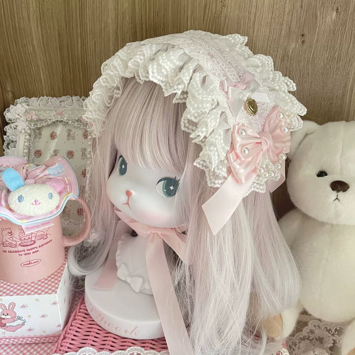 Shao Handmade - Sweet Lolita Handmade Lace Hairband