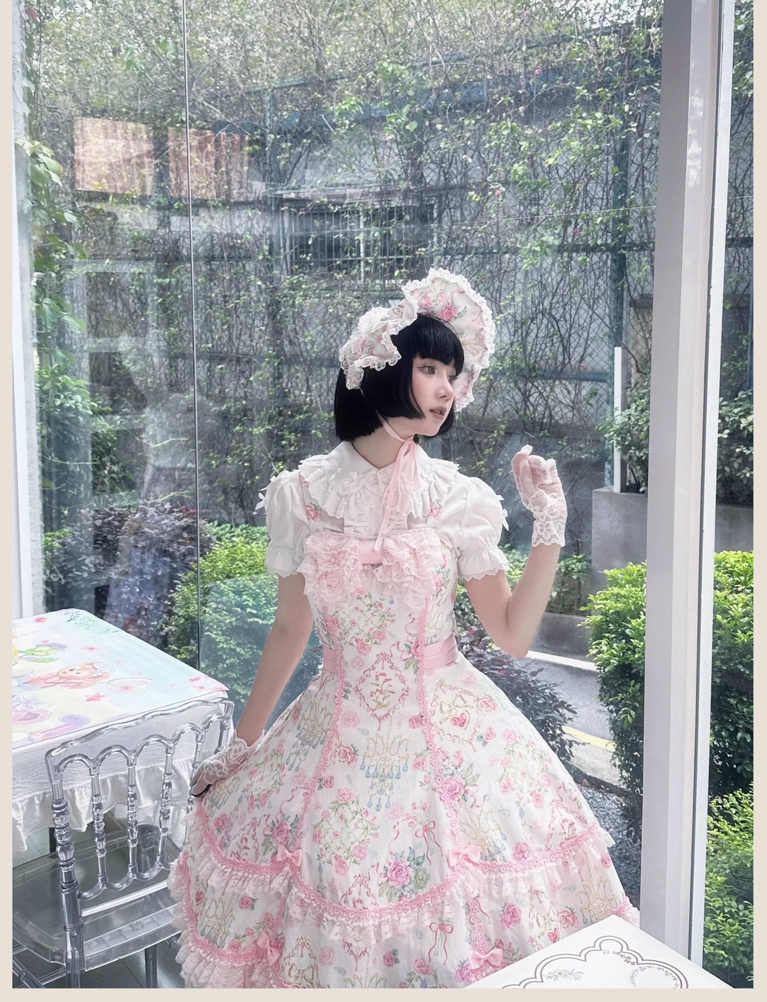 TaTaTa Lolita - Spring 2025 - Old School Lolita Jumper Dress, Floral Prints