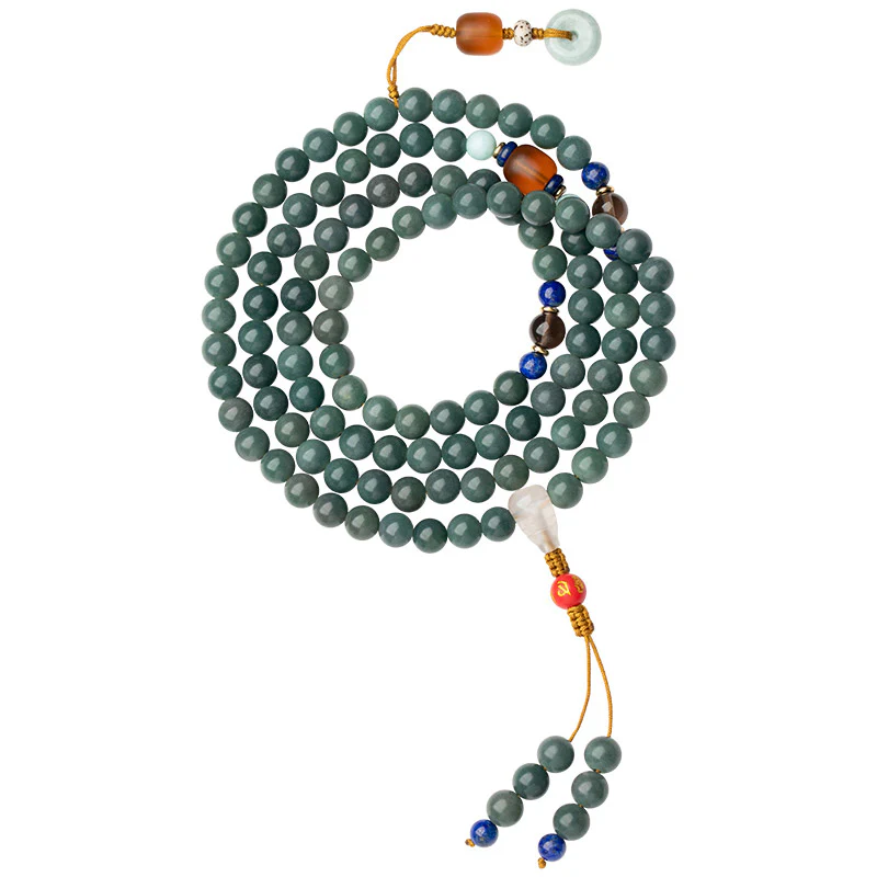 Renbeads 108 Beads Bodhi Seed Blessing Meditation Bracelet Mala
