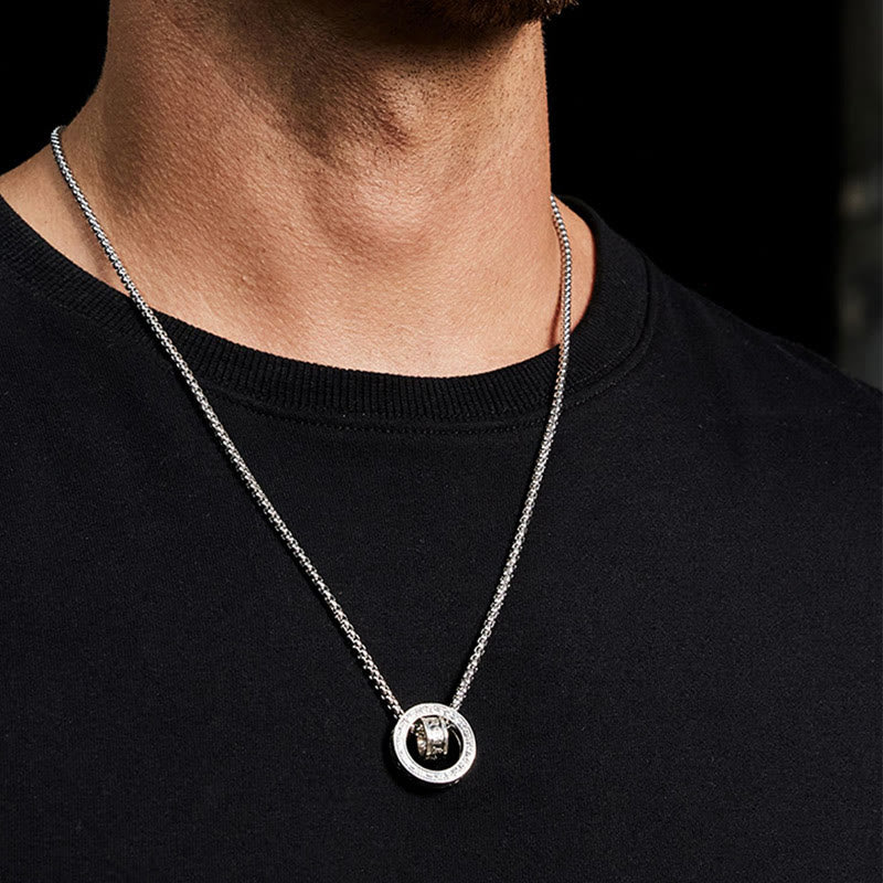 Tibetan Om Mani Padme Hum Carved Necklace Pendant