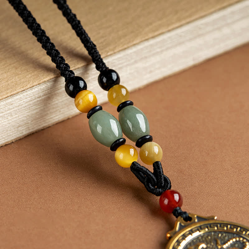 12 Chinese Zodiac Blessing and Fortune Necklace Pendant