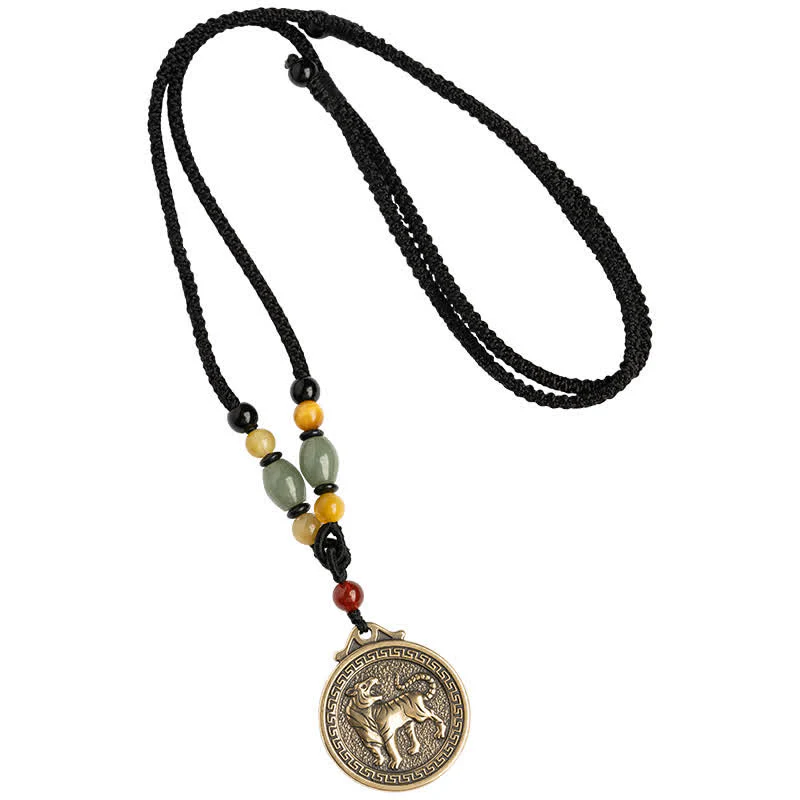 12 Chinese Zodiac Blessing and Fortune Necklace Pendant