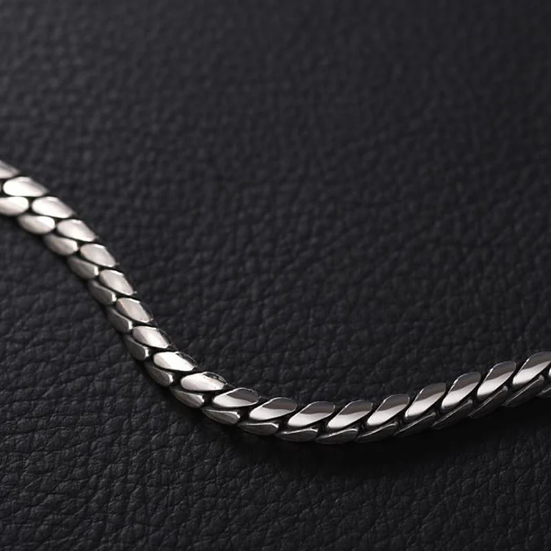 Double Dorje Vajra Strength Punk Copper Chain Bracelet Necklace