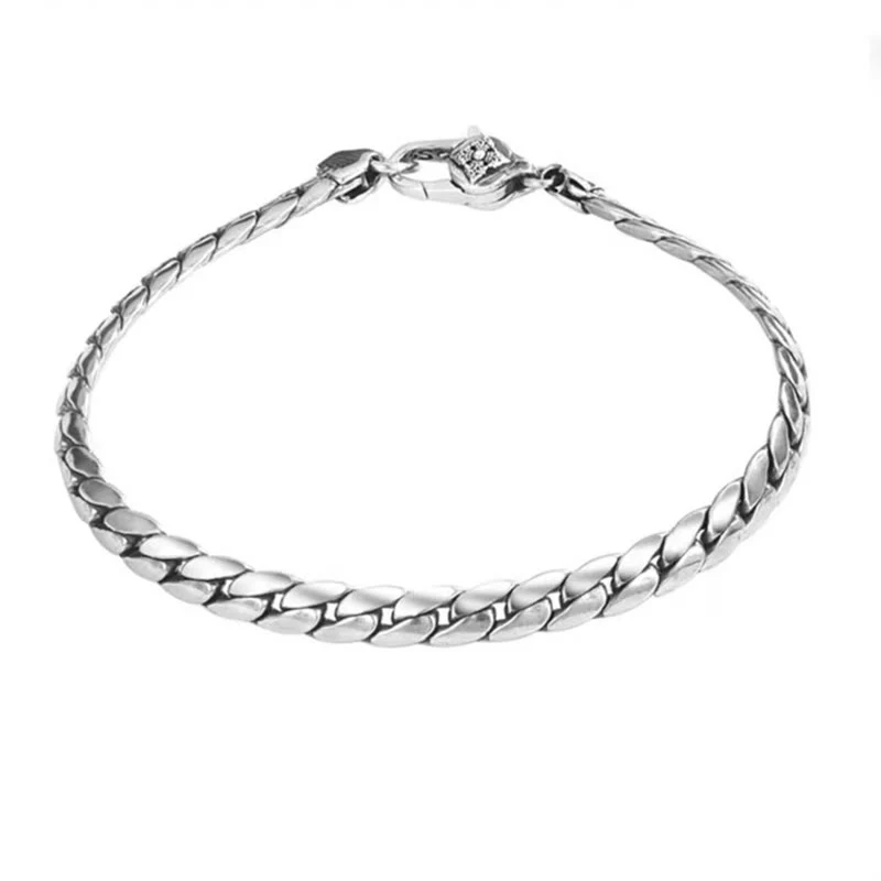 Double Dorje Vajra Strength Punk Copper Chain Bracelet Necklace