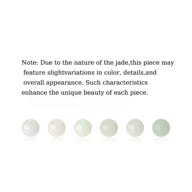 925 Sterling Silver White Jade Rabbit Crescent Moon Luck Necklace Pendant