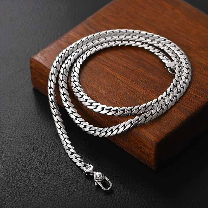 Double Dorje Vajra Strength Punk Copper Chain Bracelet Necklace