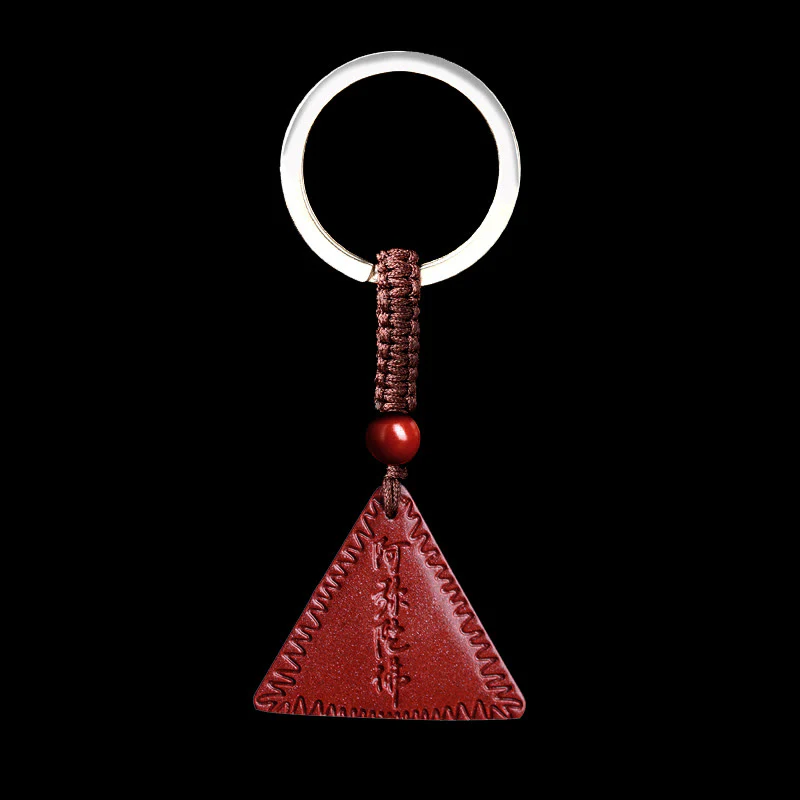 Cinnabar Amitabha Calming Necklace Pendant