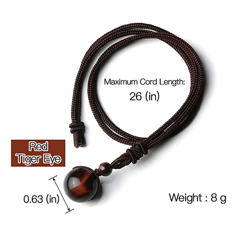 Renbeads Tibetan Tiger's Eye Protection Necklace