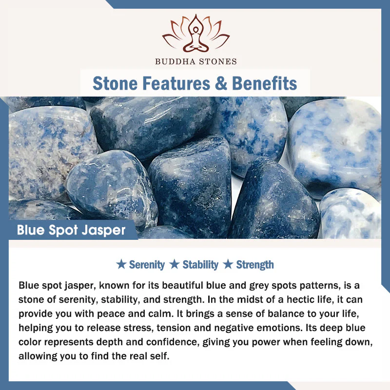 108 Mala Beads Natural Green Aventurine Blue Spot Jasper Agate Green Tassel Luck Bracelet