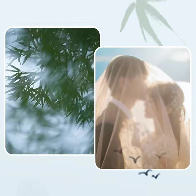 Bamboo Design Copper Luck Couple Necklace Pendant