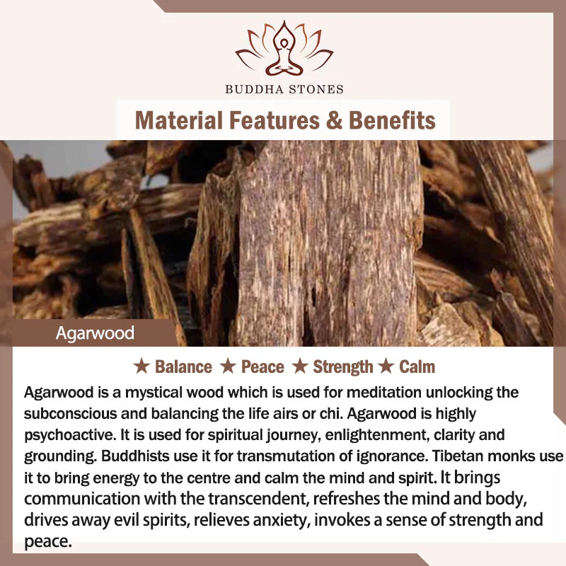 108 Mala Beads Agarwood Red Agate Turquoise Peace Meditation Bracelet