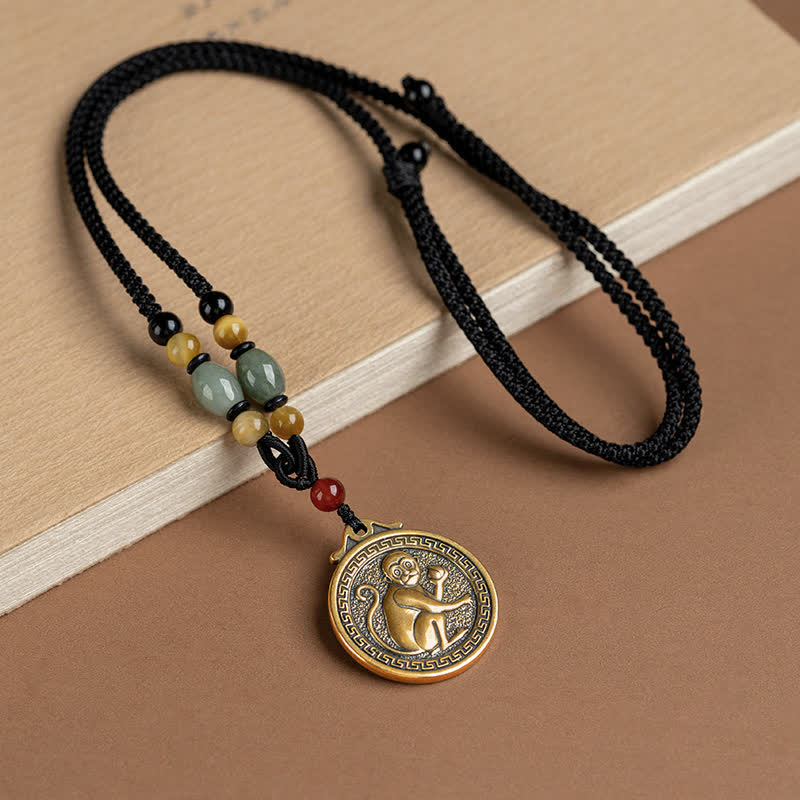 12 Chinese Zodiac Blessing and Fortune Necklace Pendant