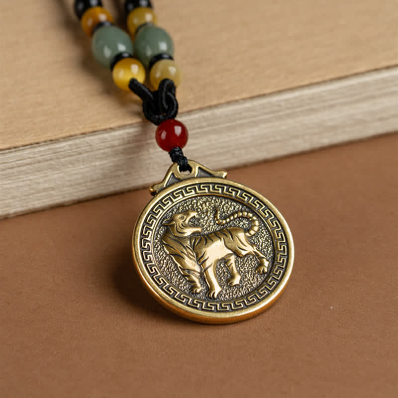 12 Chinese Zodiac Blessing and Fortune Necklace Pendant