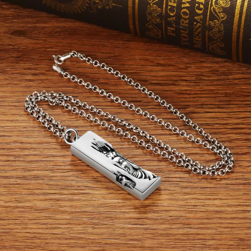 Tathagata Buddha Strength Protection Amulet Pendant Necklace