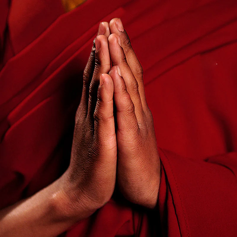 999 Sterling Silver Six True Word Heart Sutra String Necklace Pendant