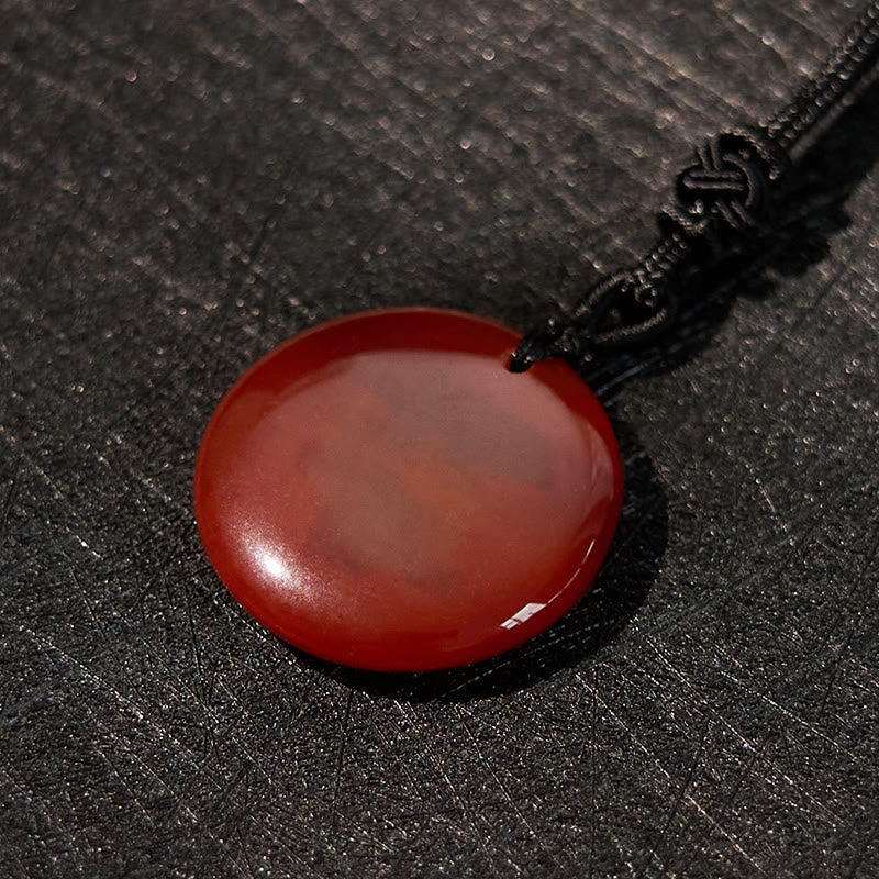 Sanskrit Mantra Various Crystal Black Obsidian Green Aventurine Strength Necklace Pendant