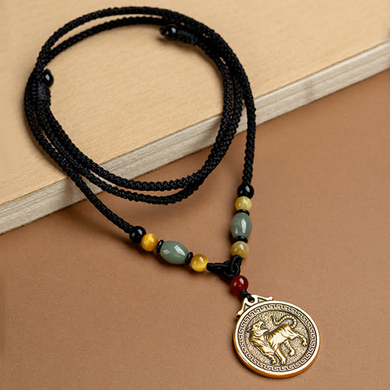 12 Chinese Zodiac Blessing and Fortune Necklace Pendant