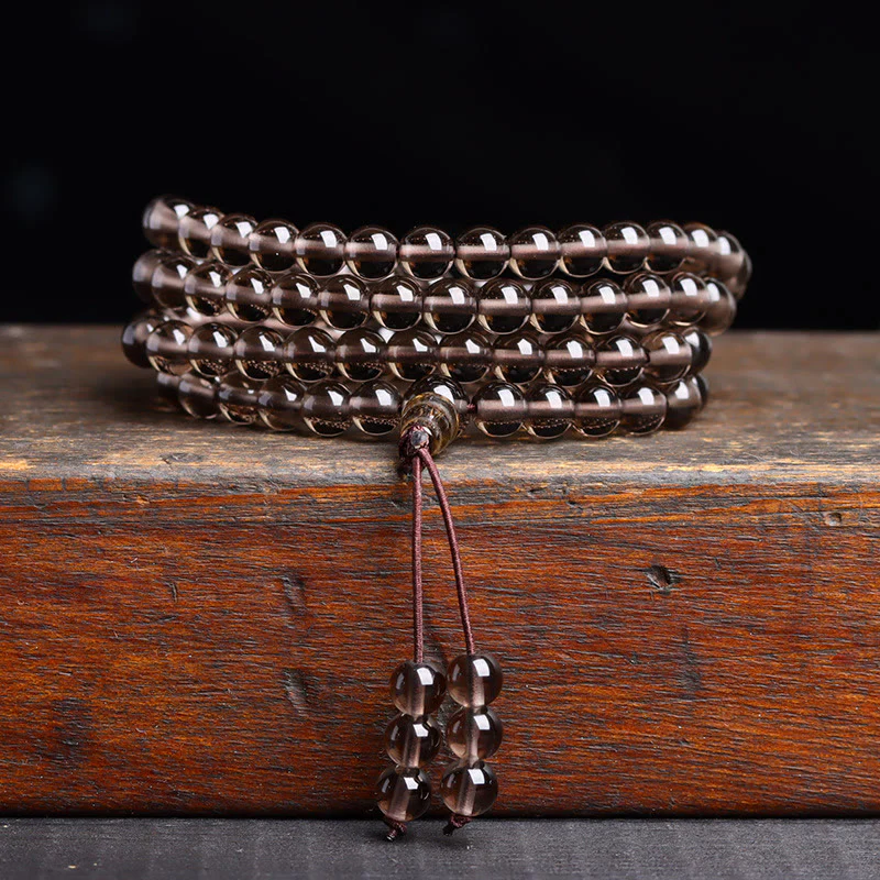 108 Mala Beads Black Obsidian Ice Obsidian Fulfillment Bracelet