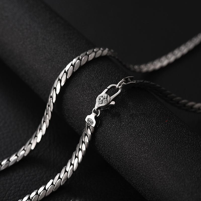 Double Dorje Vajra Strength Punk Copper Chain Bracelet Necklace