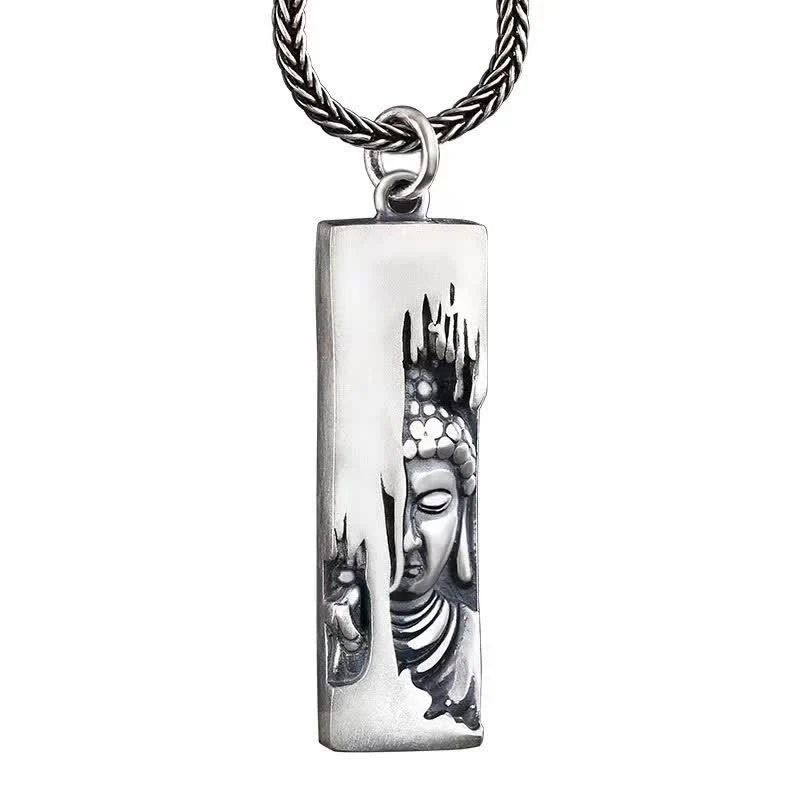 Tathagata Buddha Strength Protection Amulet Pendant Necklace