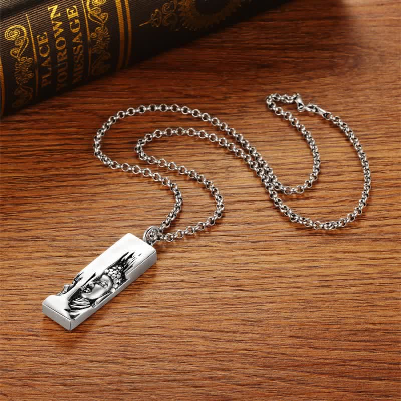 Tathagata Buddha Strength Protection Amulet Pendant Necklace