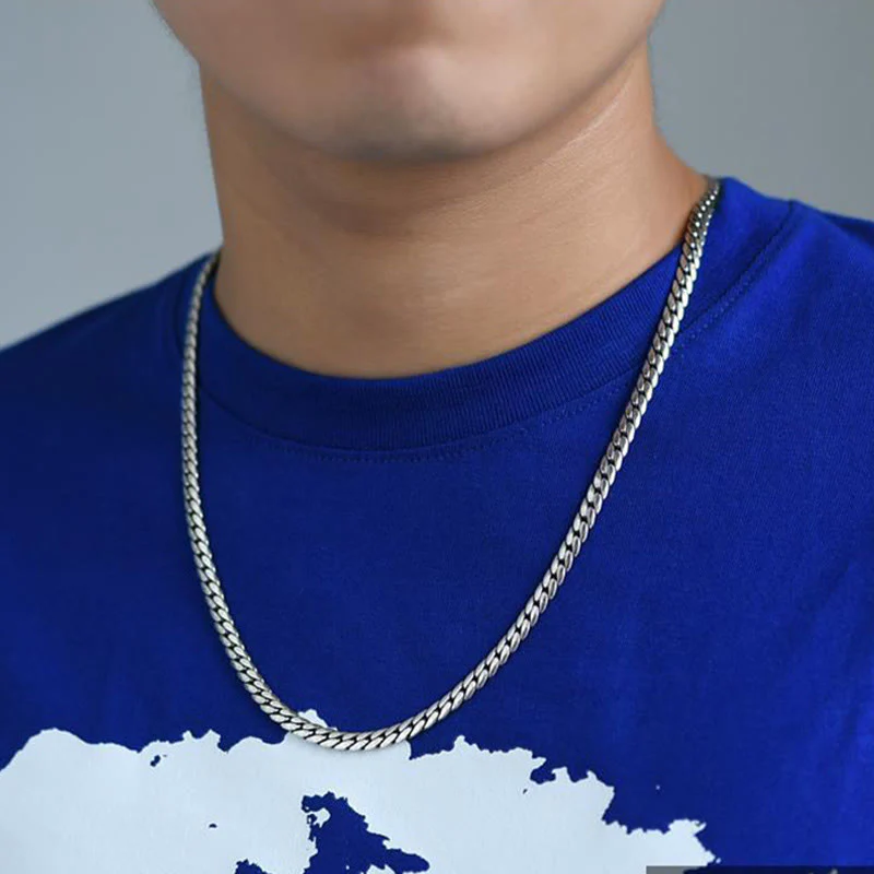 Double Dorje Vajra Strength Punk Copper Chain Bracelet Necklace