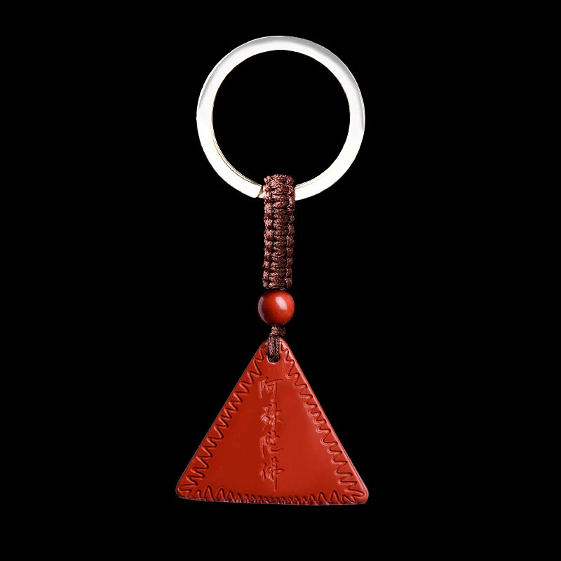 Cinnabar Amitabha Calming Necklace Pendant