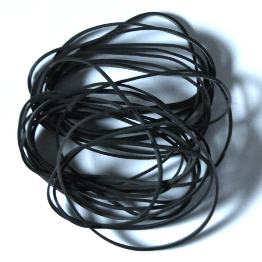 UV Resistant Black Rubber Bands