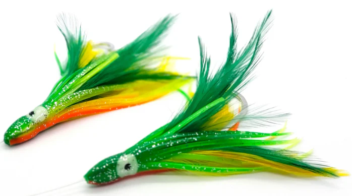 Jaw Lures Tuna and Mahi Feathers