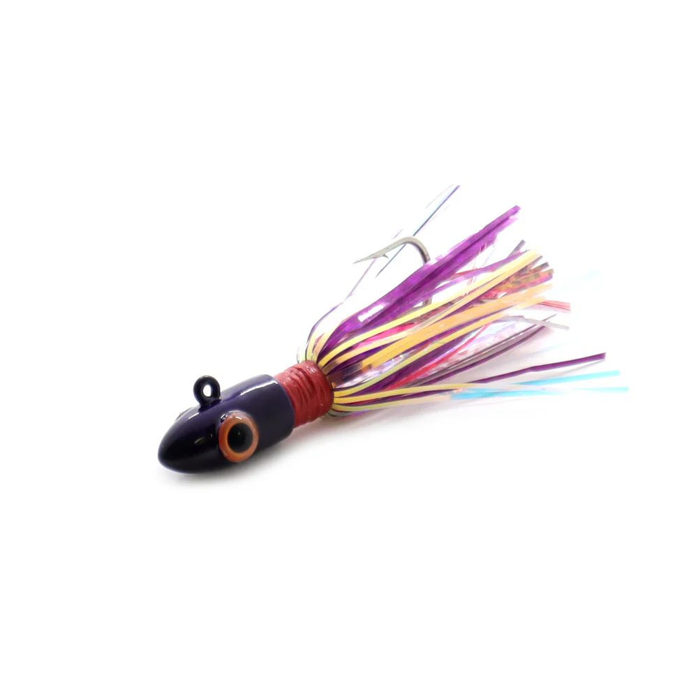 Mylar Spire Bucktail Jig | Blue Water Candy