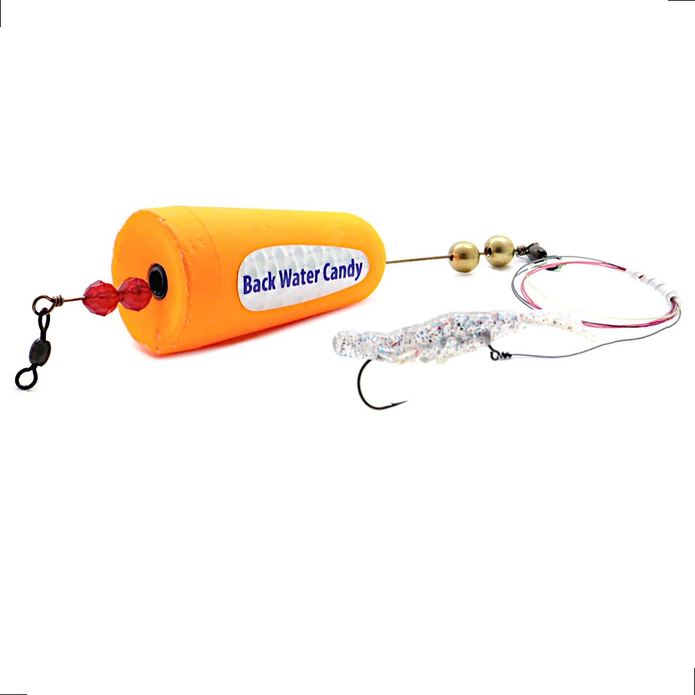 Blue Water Candy Back Water Rigged Popping Cork