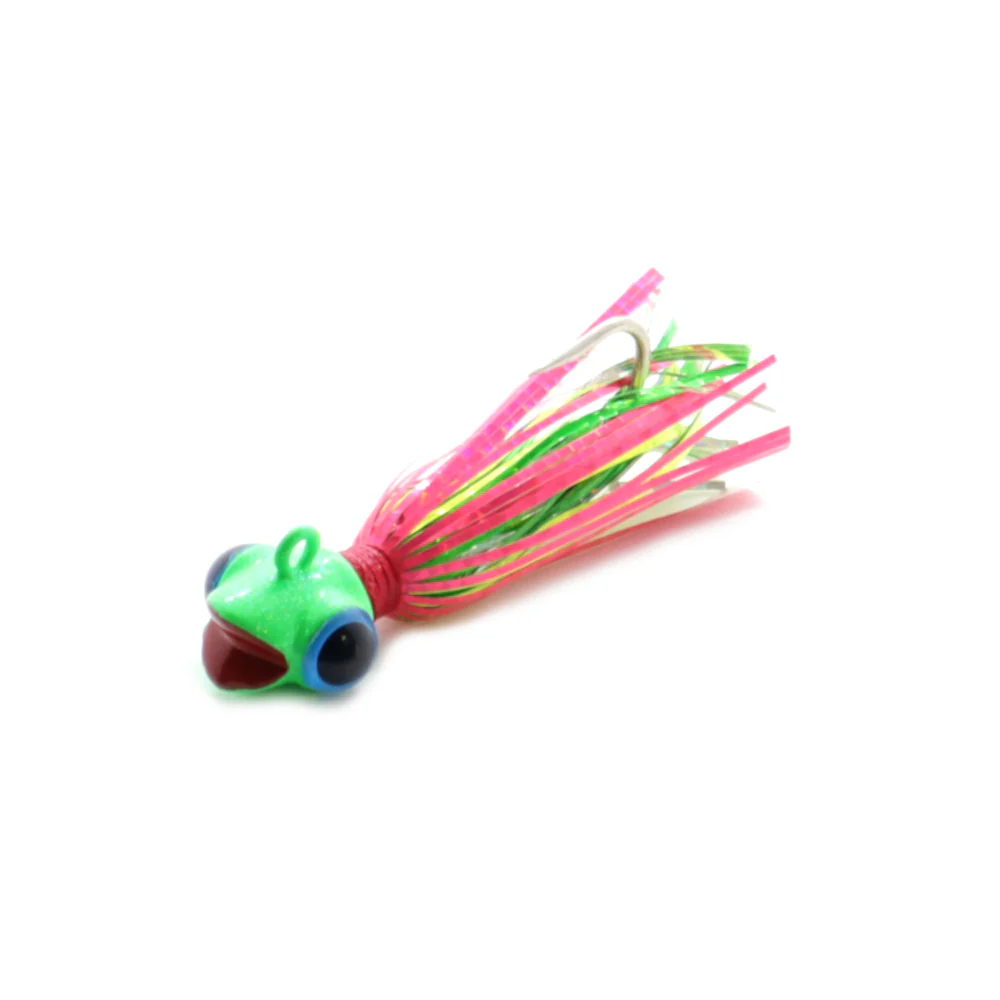 Mylar Grinning Gus Bucktail Jig | Blue Water Candy