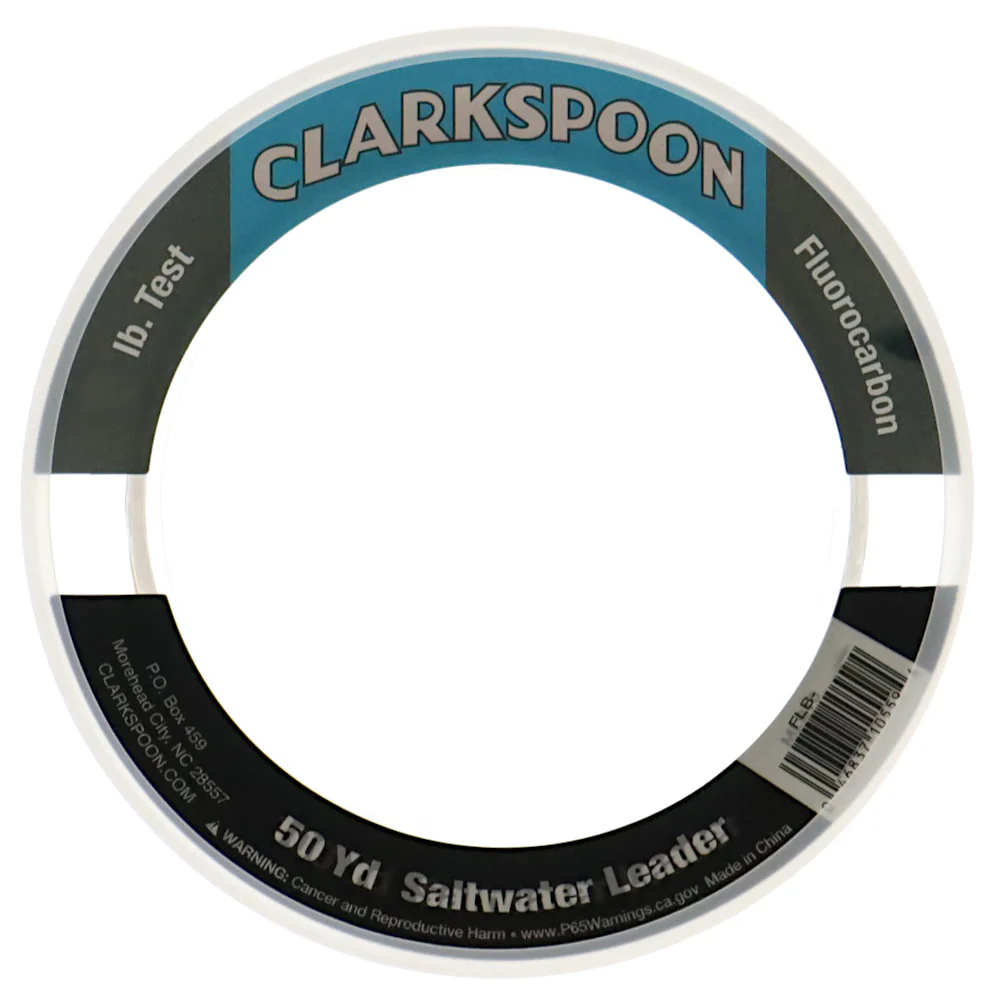 Fluorocarbon Leader Material | 50 Yard Wrist Spool | Clarkspoon
