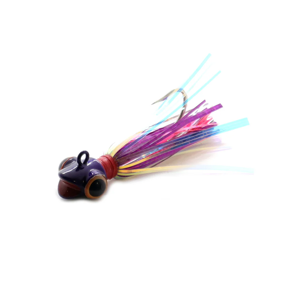 Mylar Grinning Gus Bucktail Jig | Blue Water Candy