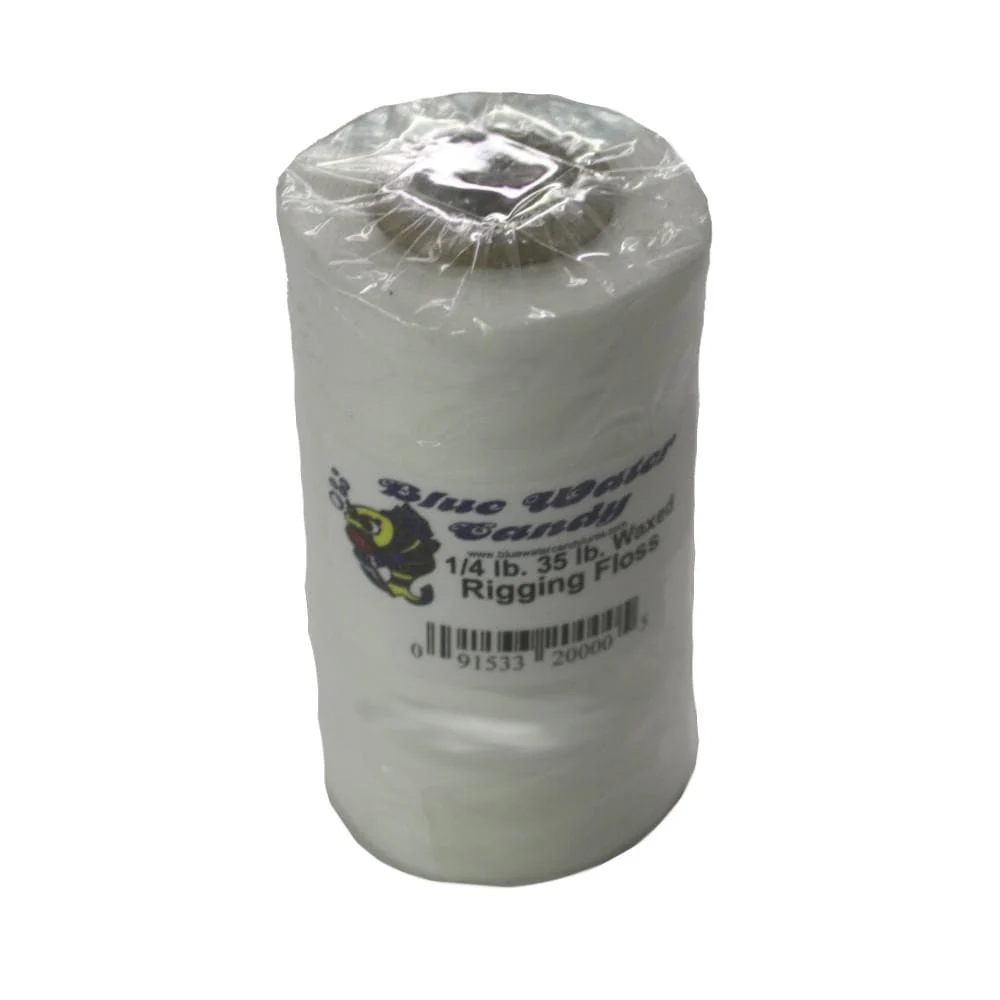 Blue Water Candy Rigging Floss - Natural, Red, or Black