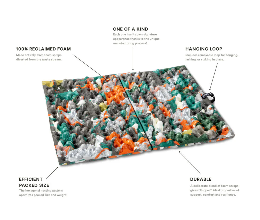 Chipper™ Reclaimed Closed-Cell Foam Seat