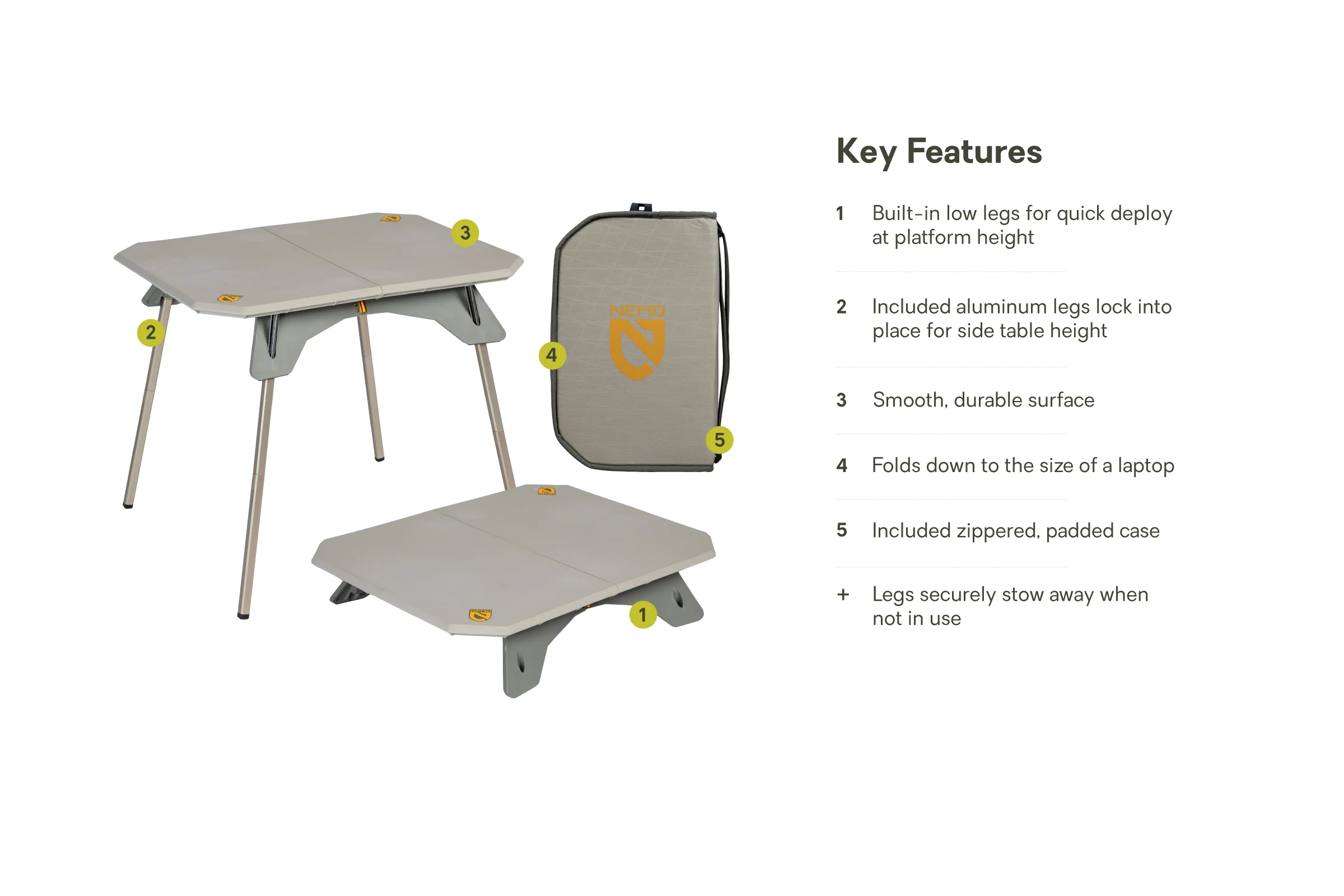 Moonlander™ Dual-Height Camp Table